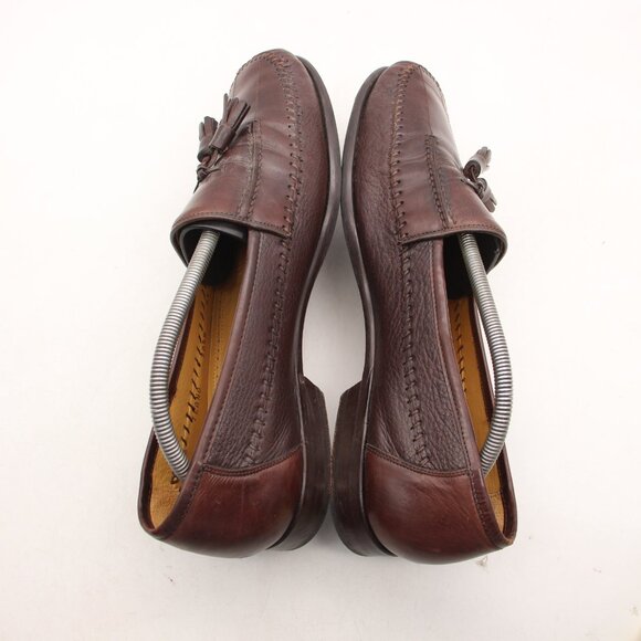 Mezlan Teano Tassel Loafers Brown Leather Shoes Men\'s Size 11 M Hand Made Spain